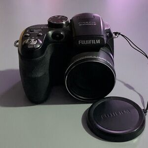 Fujifilm Black Digital Camera with Lens Cap